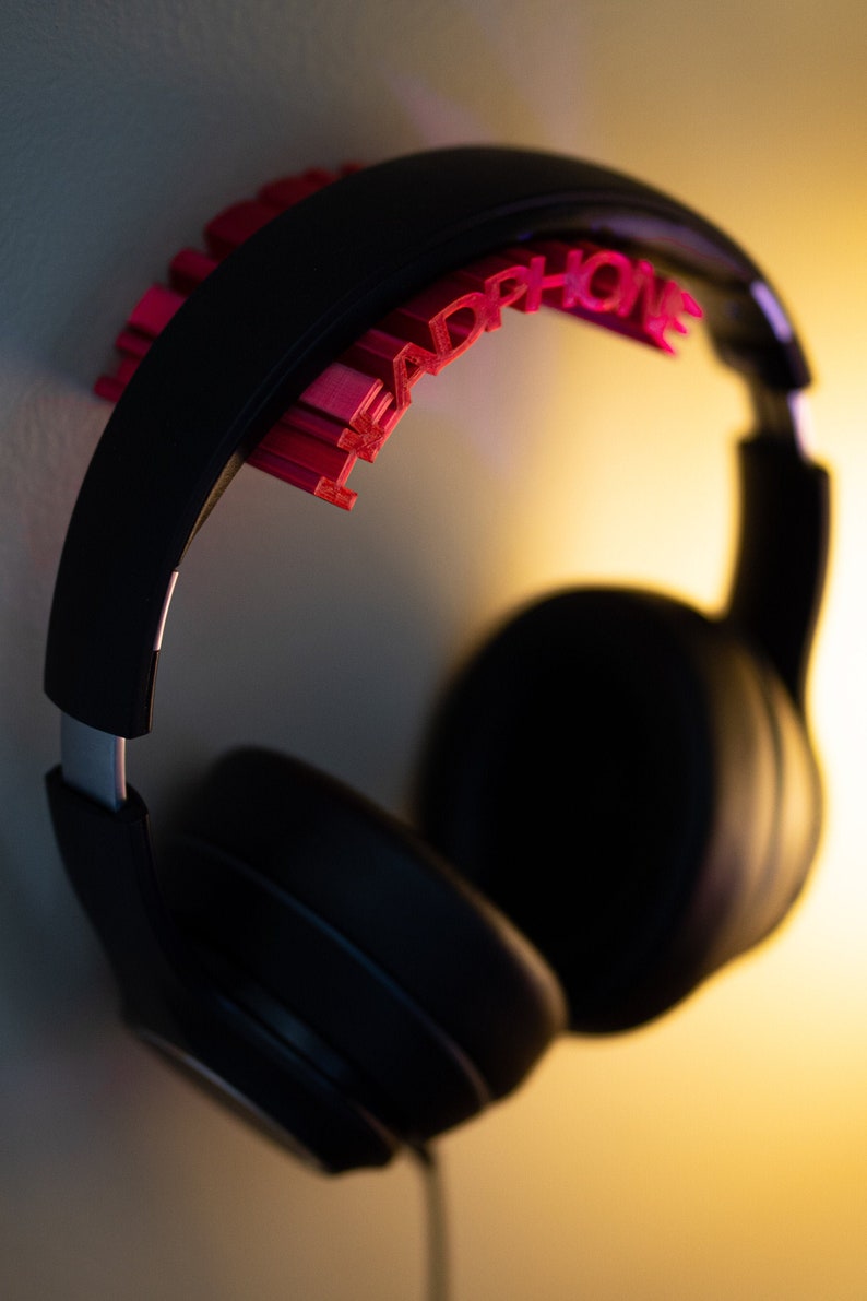Custom Headphone Hook 3D Print Etsy