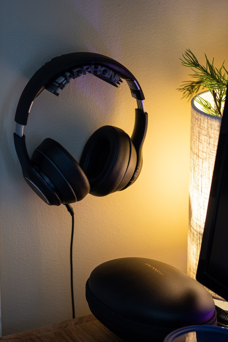 Custom Headphone Hook 3D Print Etsy