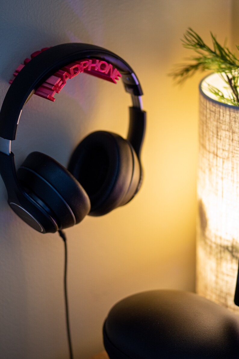 Custom Headphone Hook 3D Print Etsy