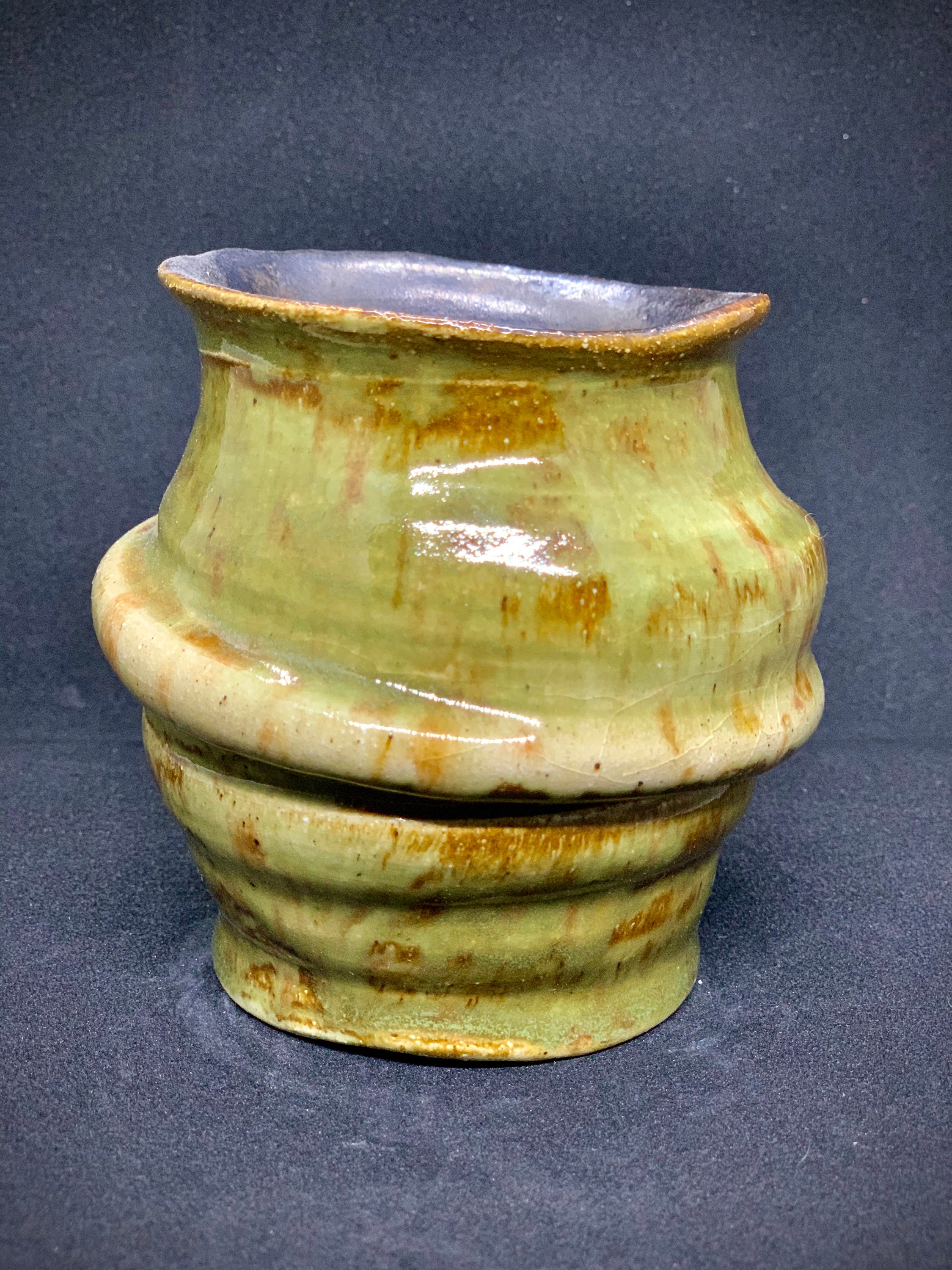 Ceramic Vase Handmade / Wheel Thrown Pottery / Fall Colors / Stoneware ...