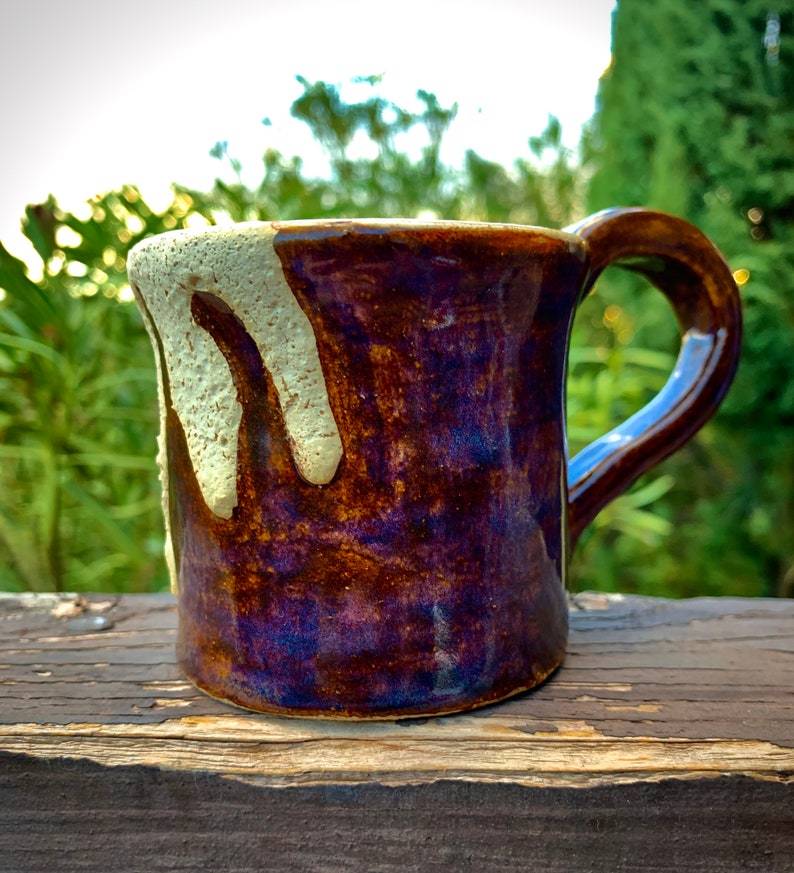 Stoneware Coffee Drip Mug / Pottery Handmade / One of a Kind / Ceramic / Coffee Mug / Tea Mug