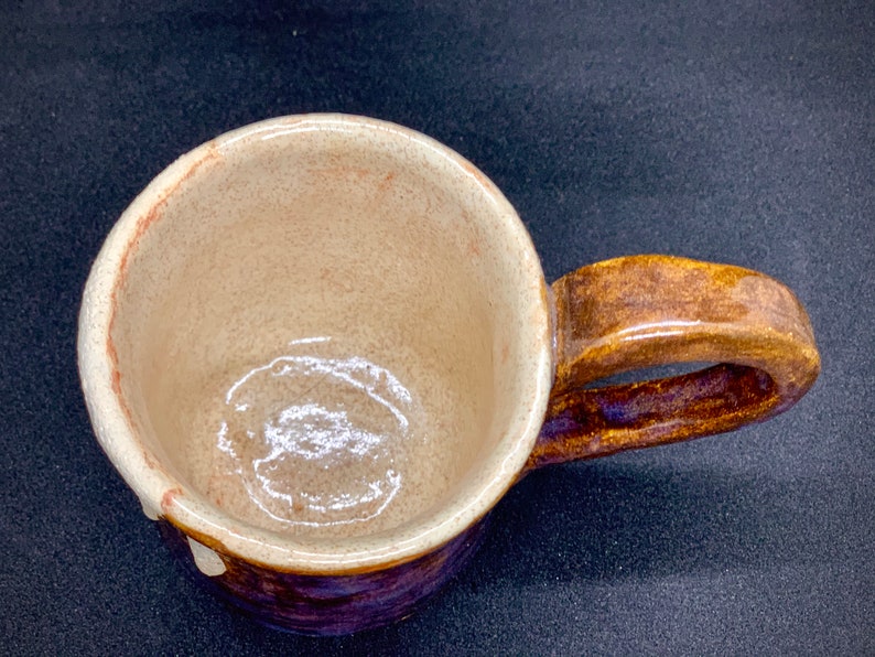 Stoneware Coffee Drip Mug / Pottery Handmade / One of a Kind / Ceramic