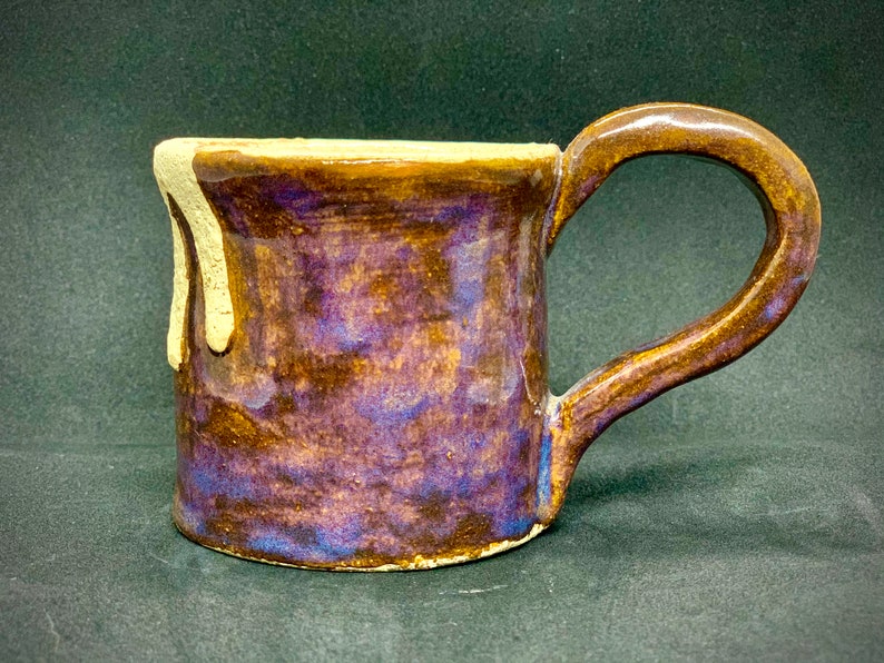 Stoneware Coffee Drip Mug / Pottery Handmade / One of a Kind / Ceramic
