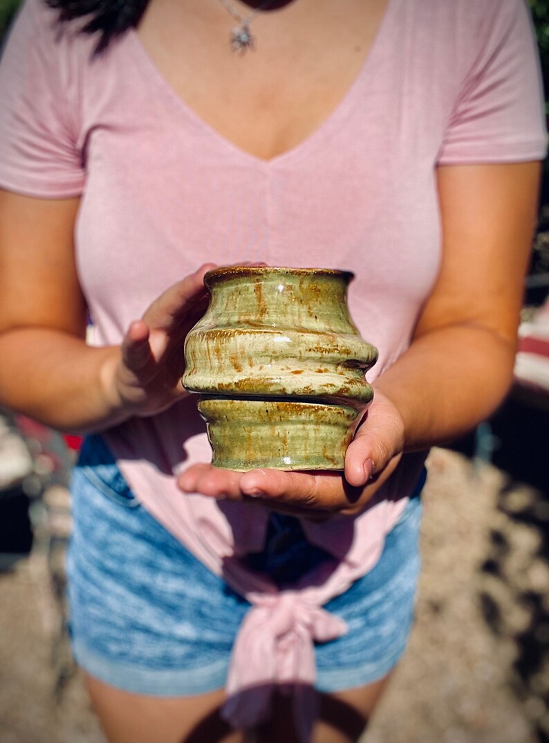 Ceramic Vase Handmade / Wheel Thrown Pottery / Fall Colors / Stoneware ...