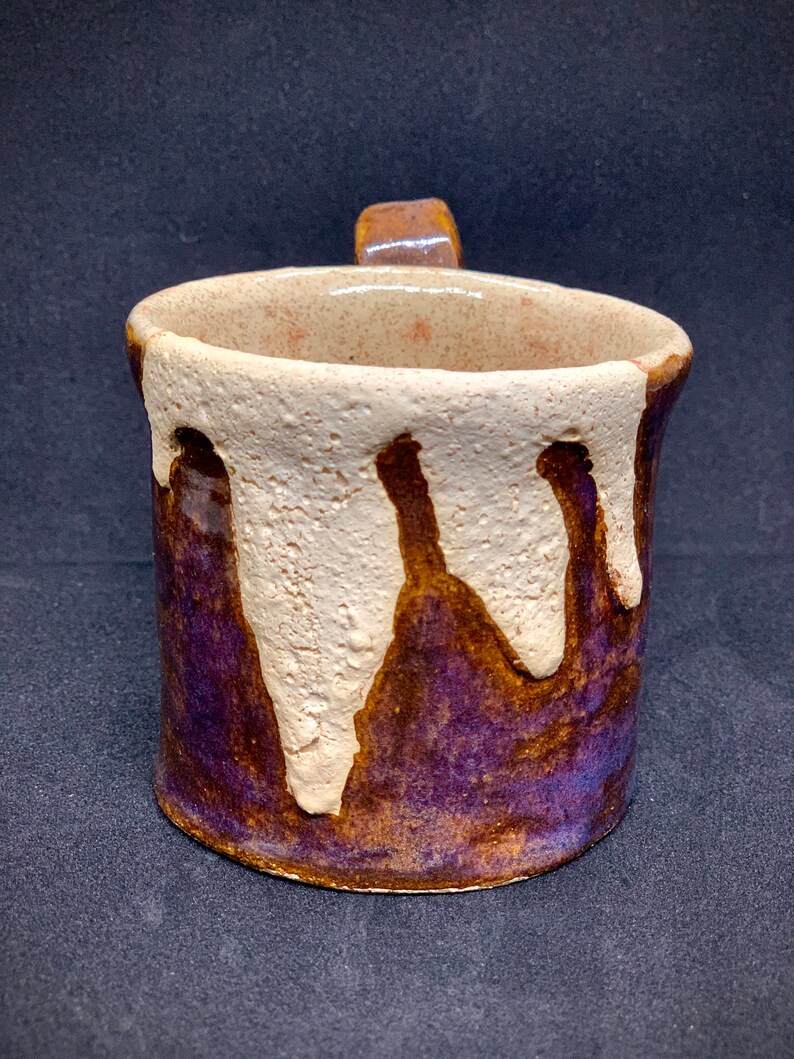 Stoneware Coffee Drip Mug / Pottery Handmade / One of a Kind / Ceramic