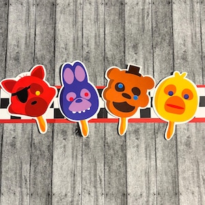 Five Nights At Freddy’s Popsicle Stickers