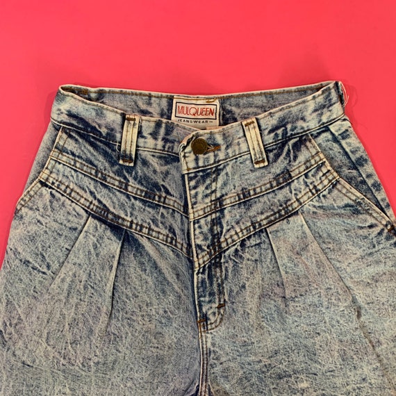 Vintage 80s Acid Wash Jeans by Mulqueen