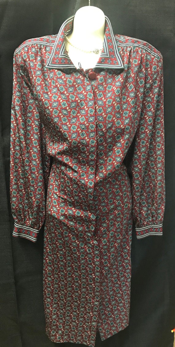 Vintage Schrader Shirt Dress