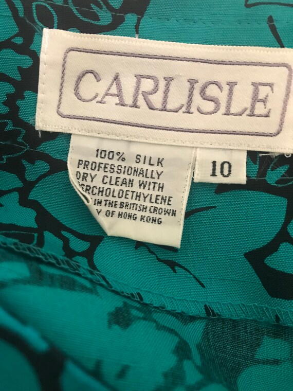 Vintage Carlisle Silk Dress - image 2