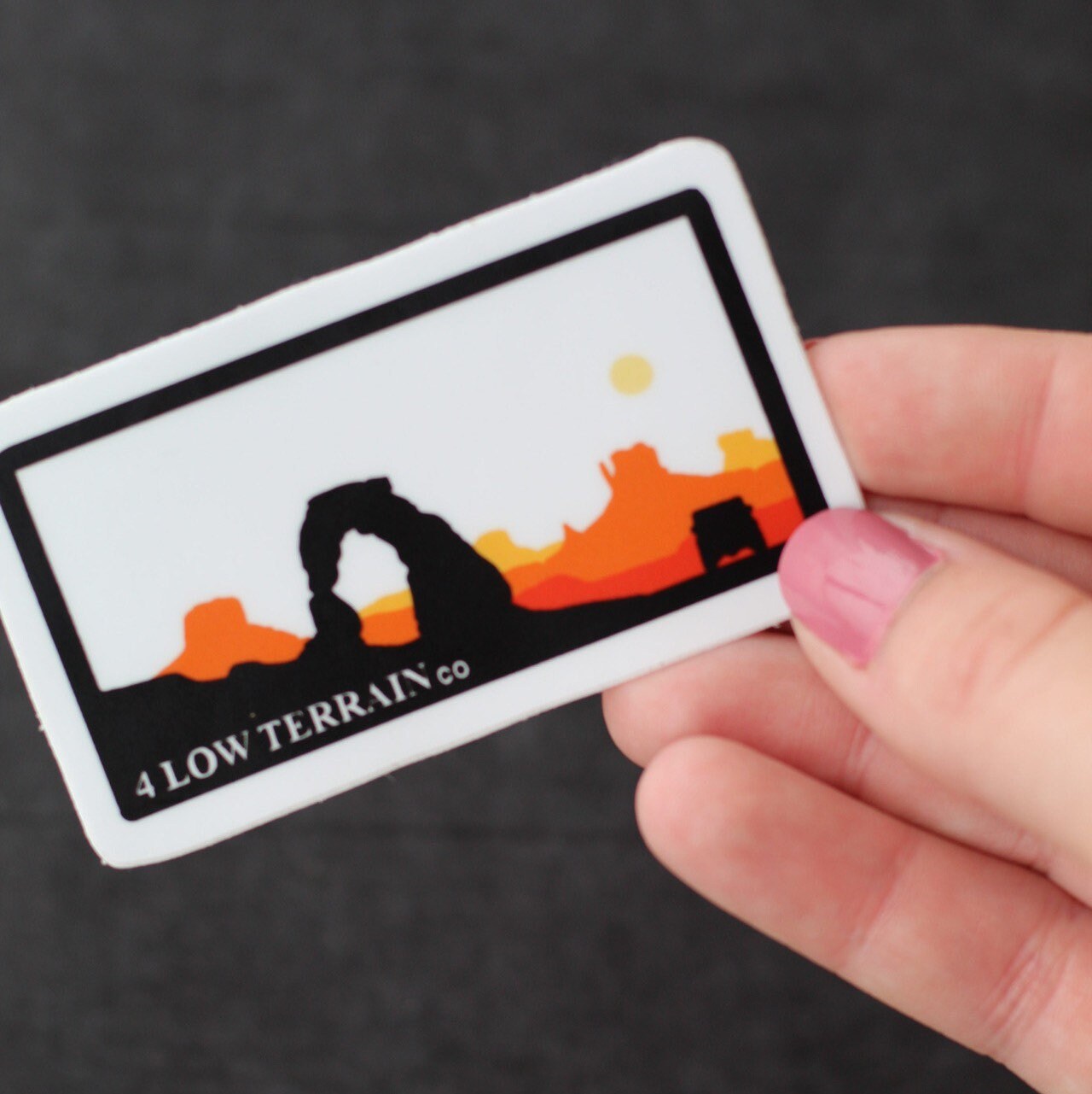 Moab. Jeep. Offroad. 4L Terrain Moab Scene. Vinyl Sticker Etsy