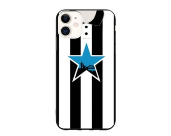 Newcastle U Retro Football Shirt Protective Premium Rubber Silicone Phone Case Cover Gift for iPhone & Samsung