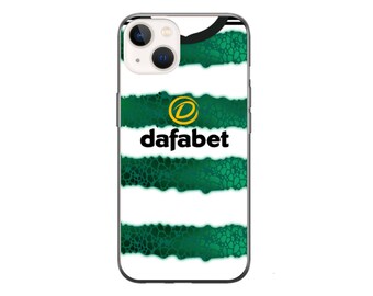 Glasgow Cel 2023/24 Football Shirt Protective Premium Rubber Silicone Phone Case Cover Gift for iPhone & Samsung