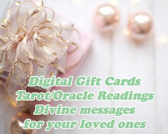 Tarot Reading Gift Card: Psychic & Oracle Readings (Digital)