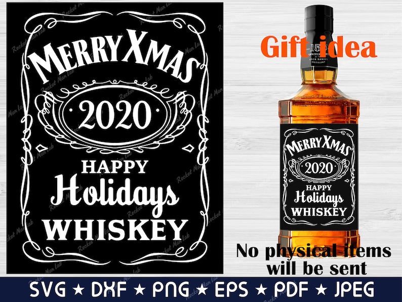 Download Jack Daniels label svg Merry Christmas svg 2020 Happy ...