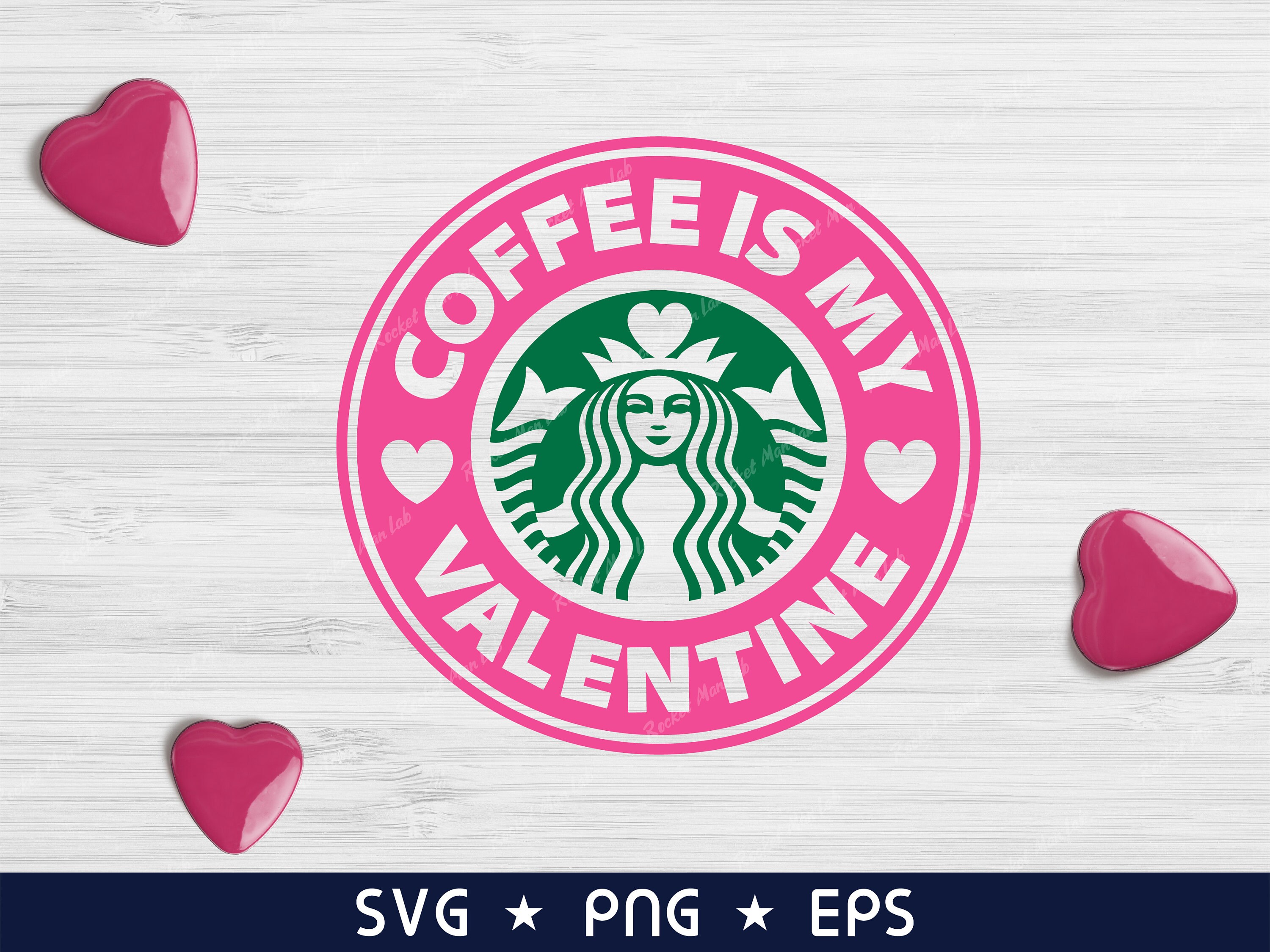 Coffee is my Valentine svg Starbucks svg Starbucks cold cup Etsy