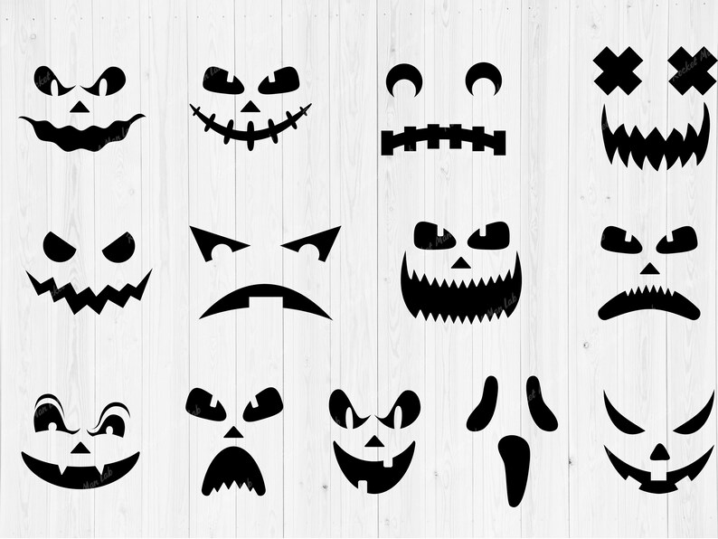 Download Ghost face svg Halloween svg Spooky svg Monster svg Horror ...