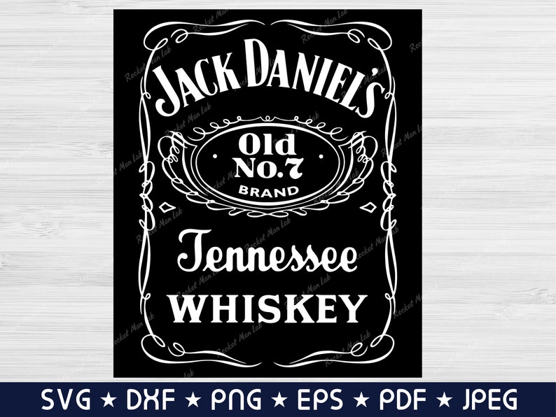 Download Jack Daniels label svg png Jack Daniels whiskey svg Jack ...