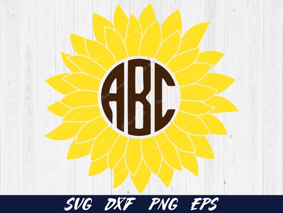 Download Sunflower Svg Monogram Frame Svg Sunflower Clipart Sunshine Png Floral Svg Sunflower Shirt Svg Cup Svg Flower Svg Files For Cricut Clip Art Art Collectibles