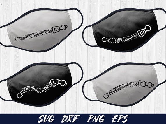 Download Zipper Svg Face Mask Svg Sublimation Designs Mouth Svg For Etsy