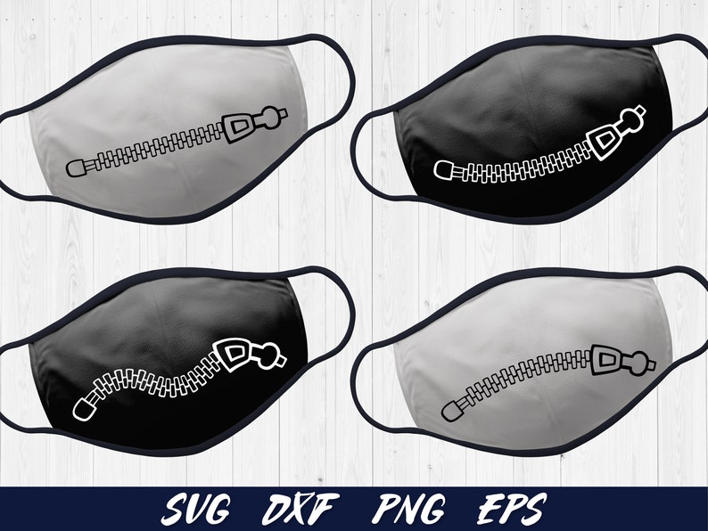 Download Zipper svg Face mask svg sublimation designs Mouth svg for | Etsy