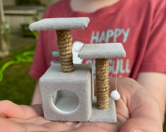 Dollhouse miniatures Cat Tree