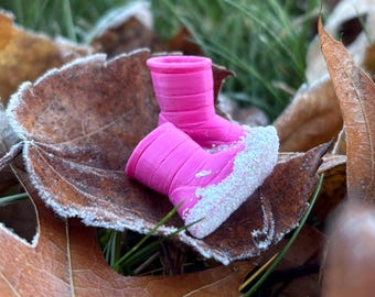 Dollhouse Miniature snowy boots