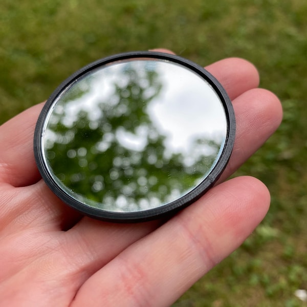 Dollhouse Miniature Mirror, Round Vanity Mirror