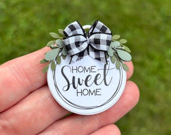 Dollhouse Miniature Home Sweet Home Door Hanger
