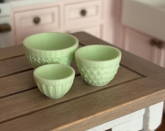 Dollhouse Miniature mixing bowls