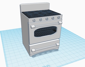 May include: A white freestanding gas cooker with four hobs and an oven. The oven door is open and has a black rack inside.