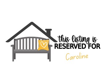 Reserved for Caroline