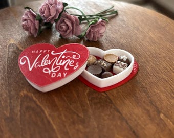 Dollhouse Miniature Box of Chocolates