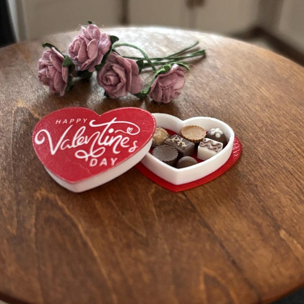 Dollhouse Miniature Box of Chocolates