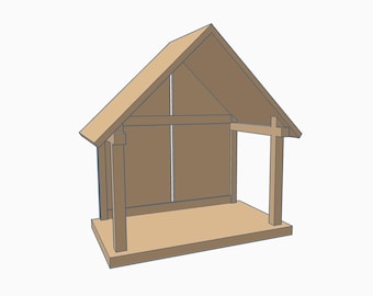 STL file, mini stable, 3D object