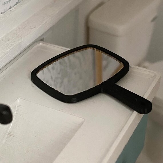 Dollhouse Miniature hand mirror