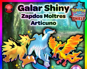 Pokemon Scarlet and Violet Shiny Galarian Articuno 6IV-EV Trained