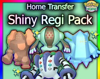 Pokemon HOME // Shiny Regigigas Regirock Registeel Regice 6IV -  Israel