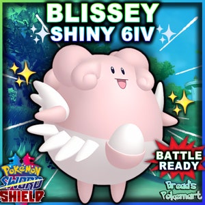 Ultra Shiny 6IV BLISSEY // Pokemon Sword and Shield // Lv100 Competitive  Battle Ready Set EV Trained Stats free Masterball // Fast Trade -   Ireland