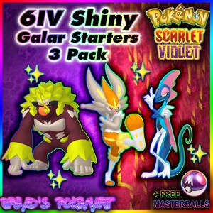 6IV Shiny Gmax Cinderace Pokemon Sword and Shield Fast Trade 