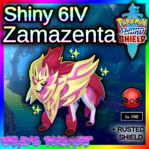 6IV Ultra Shiny Zamazenta Crowned Shield Form Pokemon Sword and Shield