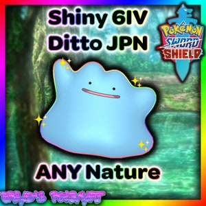 10 x Shiny 6IV Foreign Ditto Pokemon - Masuda Breeding Pack - Natures:  Modest Jolly Adamant Timid Bold Impish Calm Careful Serious Hasty