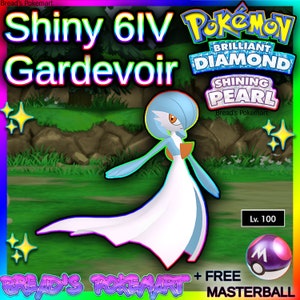 Pokemon Legends Arceus Shiny Alpha Gardevoir Max Effort Levels 6IV-EV  Trained