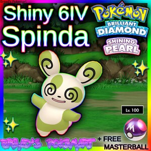 Base Sinnoh Pokedex Shiny 6IV Max Stats Pokemon Brilliant Diamond Shining  Pearl