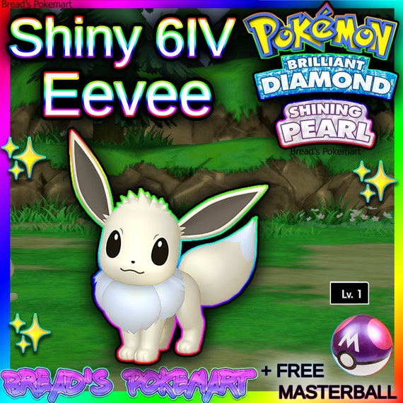 SHINY Eeveelutions 9-pack 6IV / Pokemon Sword & Shield / Eevee