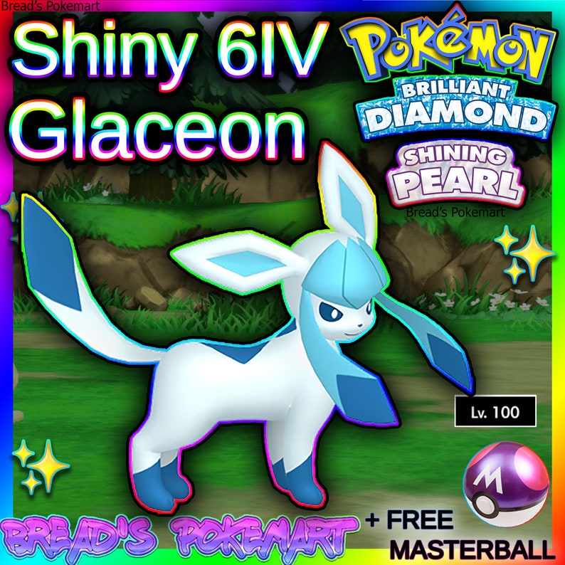 Glänzender GLACEON 6IV / Pokemon Brilliant Diamond