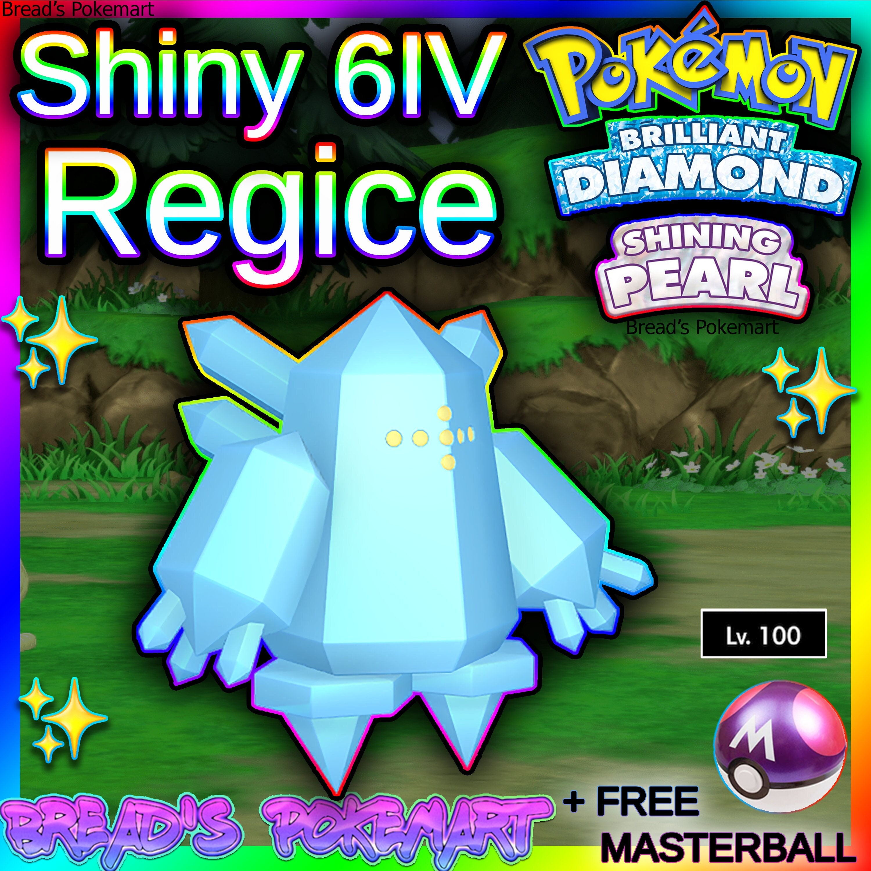 Pokemon HOME // Shiny Regigigas Regirock Registeel Regice 6IV -  Israel