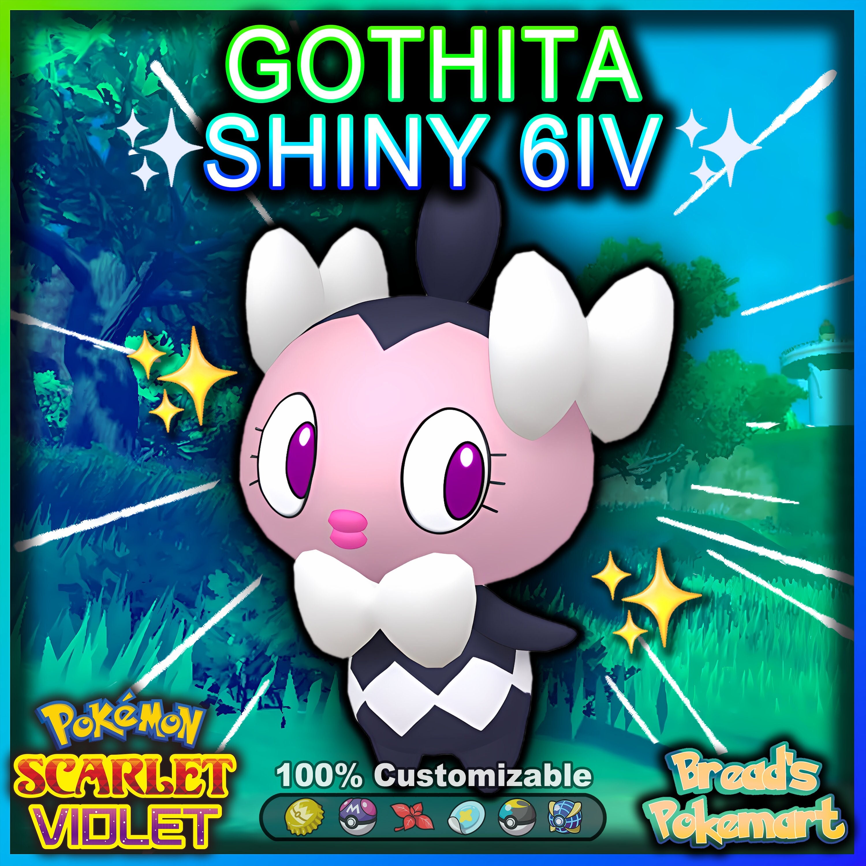 Pokemon Scarlet and Violet Shiny Giratina 6IV-EV Trained