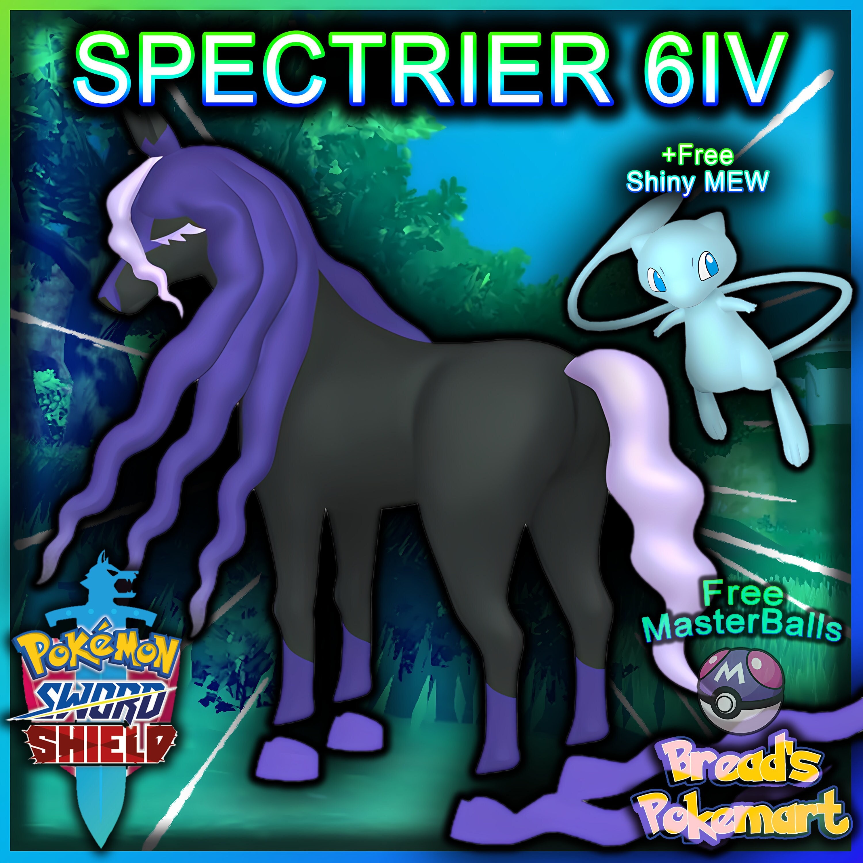 SHINY KYUREM 6IV Legendary / Pokemon Sword and Shield / 