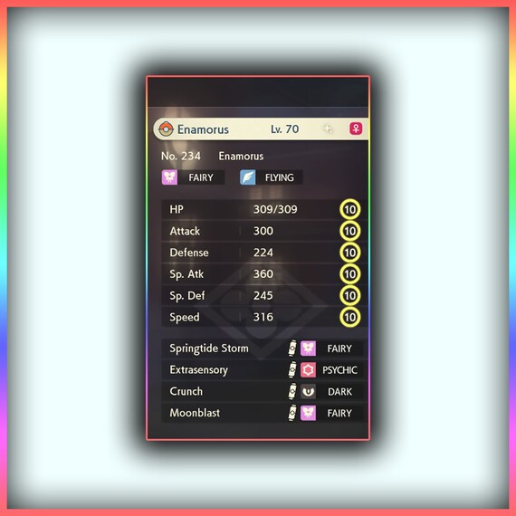 ✨Shiny 6IV Custom Pokemon✨ Scarlet & Violet / Choose Pokemon, EVs, Nature,  +More