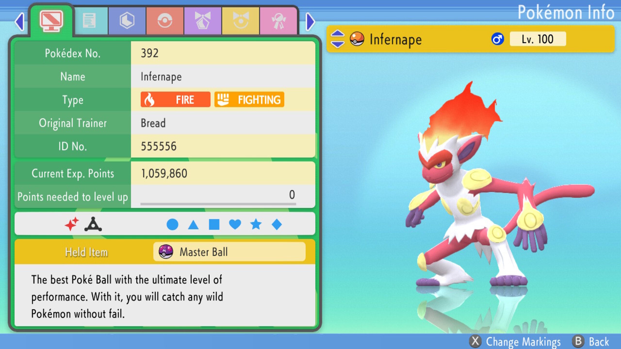 Shiny Infernape 6IV // Pokemon Brilliant Diamond & Shining Etsy